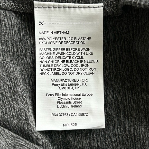 New Callaway Space Dye Gray Black Weather Series Jacket L - Picture 7 of 7